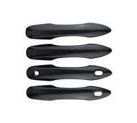 VNABIA Compatible with Toyota for Corolla for Cross XG10 2021 2022 2023 2024 Door Handle Cover Decoration Sticker 4Pcs Trim Styling car Exterior Door Handle(Carbon Fiber)