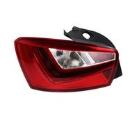 VNABIA Rear Light Assembly Exterior Accessories Rear Signal Lamp Auto Tail Light Warning Brake Lights Compatible With Seat For Ibiza 2013 2014 2015 2016 2017(Left)