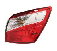 VNABIA Rear Light Assembly Outer Rear Fog Lamp Tail Light Turn Signal Lamp Brake Lights Compatible With Nissan For Qashqai J10 2008-2015 26555-BR00A 26550-BR00A(Outer Right)