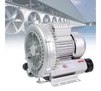 VNATWGOO Regenerative Blower, 220V/380V Vortex Blower, Industrial Vacuum Pump, Ring Vortex Blower for Sewage Aera,1.5KW/220V