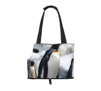 vnbbma Penguin Print Pet Travel Tote Bag - Foldable, Lightweight Puppies - Fashion Pet Bag for Small Dogs, Cats, for Travel, Outings