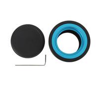 Vnbuimzls 42mm Threaded Lens to M4/3 Mount Adapter Ring, Camera Lens Mount Adapter, High Precision Aluminum Alloy Lens Converter with Back Cover for Lumix, Pen, OM D Series Cameras