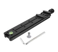 Vnbuimzls Aluminium Alloy Longboard Quick Release Plate Clip Adapter, Arca Compatible Camera Quick Release Plate, Double Dovetail Groove Design with Anti Slip Nails, for DSLR Cameras and Mac (200mm)