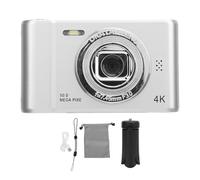 Vnbuimzls D04 2.4 Inch Digital Camera, 50MP Photo 4K Video Recording Camera, 8X Digital Zoom Portable Camera with IPS Color Screen, Rechargeable Li Battery for Kids Beginners Home School Tra (32GB)