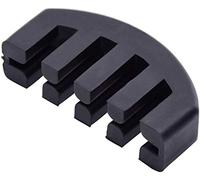 VNDEFUL 2PCS Black Rubber 4/4 Violin Practice Mute,Ultra Practice Silencer