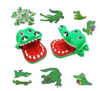 Vndnsy Crocodile Teeth Toys Game for Kids,2 Pack Random Biting Finger Fun Game Toys,Family Game,Friend Gatherings Trick Props Party Favors,Birthday for Kids Boys and Girls