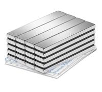VNDUEEY Bar Magnets, Neodymium Rare Earth Magnets Heavy Duty, Extra Strong Magnet with Double-Sided Adhesive for Fridge, Rectangular Magnet Strips for Storage, Kitchen, Office, DIY, Science, 20 Pack