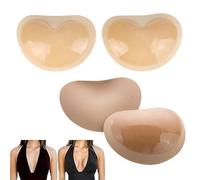 VNDUIFH 2 Pairs Snowy Sticky Bra Inserts,Self Adhesive Women Bra,Breast Lifter for Women (1,one size)