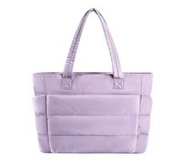 VNDUIFH Puffer Travel Tote,Lightweight Puffy Tote Bag, Puffer Tote Bag With Compartments,Versatile Tote, Quilted Tote Bag (E)