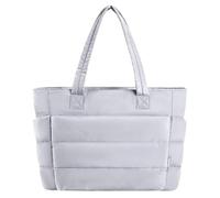 VNDUIFH Puffer Travel Tote,Lightweight Puffy Tote Bag, Puffer Tote Bag with Compartments,Versatile Tote, Quilted Tote Bag (D)