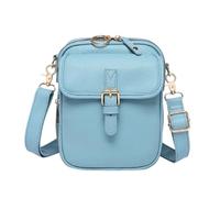 VNDUIFH Urvashi Crossbody Anti Theft Leather Bag,Retro Double-Layer Large Capacity Mini Crossbody Bags,Vintage Messenger Bag (A)