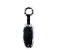 Vnephoo Tesla key fob Cover Smart Remote Control Key Case for Tesla Model S/X/3/Y Keyless Protection shells Accessory, Transparent, Model S＆Model Y＆Model 3