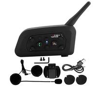 VNETPHONE V6-1200 Bluetooth Motorcycle Interphone 1200M Full-duplex Intercom Wireless Headset for 6 Riders Motorbike Bluetooth Headset