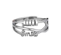 VNEWSCHI Anxiety Ring for Women Men Anxiety Rings for Adult,Fidget Rings Anxiety Relief Ring Adjustable Fidget Rings for Anxiety Stress Reliever Wedding Promise Spinner Ring Adjustable Thumb Rings