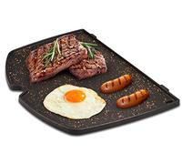 Vnierxful Cast Iron Grill Plate for Weber Q200, Q220, Q240, Q260, Q2000, Q2200, Q2400 Series Gas Grills, Rectangular, 38.9 x 27.5 cm, Replacement for Weber 6559