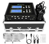VnioLife Dual Ionic Foot Bath Detox Machine, Ion Cleanse Detox Foot Spa Set of 2 with Arrays, Heated Waist Belt | 5 Detox Modes, Time Preset
