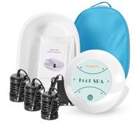 VnioLife Ionic Foot Bath Detox Machine, Ion Foot Detox Spa for Home Use Beauty Salon Beauty SPA Club with 100 Liners, Zipper Carrying Bag | Detoxifying & Convenient