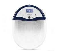 VnioLife Ionic Foot Bath Detox Machine - Portable with Storage Bag, 2 Arrays, 100 Liners & Wrist Strap, LCD Display & Time Setting, Foot Spa for Home & Beauty Salon