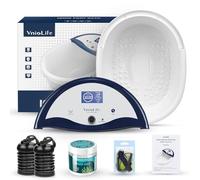 VnioLife Ionic Foot Detox Machine, with Epsom Salt, 2 Arrays, Timer, LCD