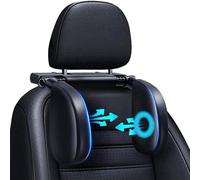 VniYors Car Headrest Pillow, 180 Degrees Adjustable Car Seat Headrest, Head Rest Pillow For Car Suitable For Adults And Children To Sleep While Traveling Booster Car Seat（Black）