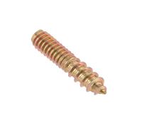 VNJUGF 10pcs 1/4-20 X 1-1/4" Hanger Bolts Double Head Dowel Screw Wood Furniture wanglan
