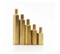 VNJUGF 10pcs M2.5 M3 M4 Hex Brass Standoff Spacer Screw Pillar PCB Computer PC Motherboard Female Male Standoff Spacer wanglan(12mm,M2.5 10pcs)