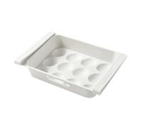VNJUGF 12 Grids Kitchen Refrigerator Egg Fruit Storage Box Drawer Type Food Crisper Kitchen Accessories Fridge Organizer Shelf wanglan