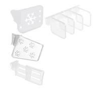 VNJUGF 1Pcs/1Set Fridge Side Door Refrigerator Partition Board Kitchen Accessories Separating Storage Shelf Plastic wanglan(Style 2 (1Pc))