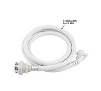 VNJUGF 2m/3m Length Washing Machine Water Inlet Hose Washer Pipe Tube Connector PVC Hose White Color Long Length wanglan