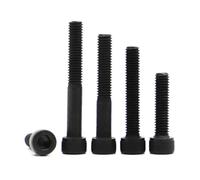 VNJUGF 5-50pcs M1.6 M2 M2.5 M3 M4 M5 M6 M8 Stainless Steel Black Grade 12.9 Steel DIN912 Hexagon Hex Socket Head Cap Allen Bolt Screw wanglan(12.9 Class Steel,30MM_M4 10PCS)