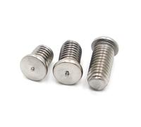 VNJUGF 5-50pcs M3 M4 M5 M6 M8 304 Stainless Steel Welding Screws Spot Welding Studs Welding Screw wanglan(25mm,M4 10pcs)