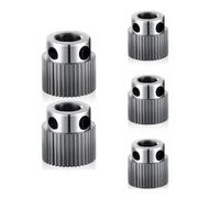 VNJUGF 5pcs Extruder Pulley 36Teeth Bore 5mm Stainless Steel Drive Gear For 1.75mm & 3mm 3D Printer Filament wanglan