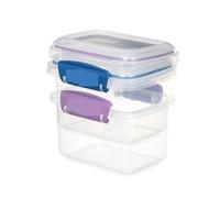 VNJUGF Food Storage Container Plastic 2 Pack Colors May Vary Freezer Safe Stackable keep food fresher for longer wanglan