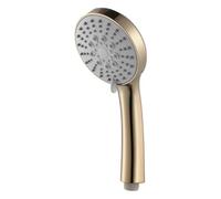 VNJUGF Gold Brushed ABS Handheld High Pressure Shower Head - Water-Saving, 5 Rain Effect Functions