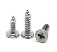 VNJUGF M2 M2.3 M2.6 M3 M3.5 M4 M5 M6 CM A2 304 Stainless Steel Phillips Cross Super Ultra Thin Flat Wafer Head Wood Screw wanglan(10mm,M3.5 20pcs)