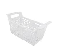 VNJUGF PP Chest Freezer Basket Odorless Chest Freezer Storage Rack Heavy Load Refrigerator Storage Organizer Kitchen Accessories wanglan(L)