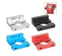 VNJUGF V6 Hotend Block V6 BP6 Extruder Holder Mounting Bracket 3D Printer Parts 3 CR10 Series wanglan(Black)