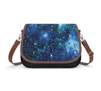 VNJVPWLQW Crossbody Bag Women Colorful Starry Sky Shoulder Bag Messenger Bag Handbag Purse Wallet 31x22x11cm