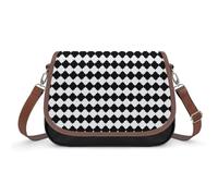 VNJVPWLQW Crossbody Bag Women Diamond Lattice Shoulder Bag Messenger Bag Handbag Purse Wallet 31x22x11cm