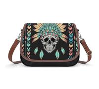 VNJVPWLQW Crossbody Bag Women Minority Skeleton Shoulder Bag Messenger Bag Handbag Purse Wallet 31x22x11cm