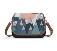 VNJVPWLQW Crossbody Bag Women Mountain Shoulder Bag Messenger Bag Handbag Purse Wallet 31x22x11cm