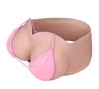 Vnmcry Silicone Breast Forms Gel Filled V-Neck Tube Top Realistic Chest Plates Strapless Breastplate Fake Boobs for Men Crossdresser Transgender Mastectomy Prosthesis (Beige - A Cup M Size)
