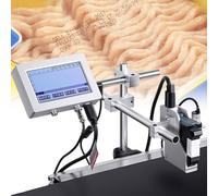 vnmudzeo 25.4 mm Online Inkjet Coder Aluminum Alloy,70 m/min LCD Display Industrial Inkjet Printing Equipment,for Batch Date,Number Code on Carton Box