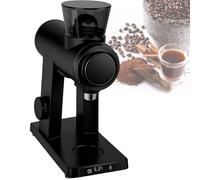 vnmudzeo 60 mm Flat Burr Espresso Coffee Grinder,16 Adjustable Grind Settings,100 g Capacity Coffee Bean Milling Machine Black