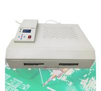 vnmudzeo Automatic Reflow Welding Machine,Micro-computer Control,0-280℃ Professional Infrared Heater Reflow Oven