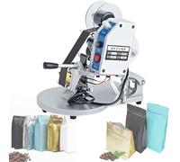 vnmudzeo Commercial Hot Stamping Ribbon Printer,5 Gear Adjustable Temp,Manual Pressure Date Code Batch Thermal Printer Lightweight,20-80 Time/Min Printing Speed