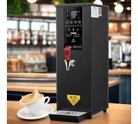 vnmudzeo Commercial Instant Water Dispenser,25 L Capacity,3000 w Desktop Electric Hot Water Boiler,60°C to 100°C Adjustable,Black
