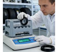 vnmudzeo Rubber Plastic Density Meter,5-Second Testing,0.001g/cm³ High Accuracy Density Measurement Equipment,for Tire Rubber Seals Silicone Products 600g