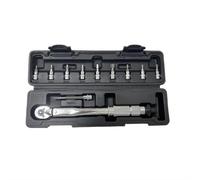 VNNHGB Bike Repair Kit 1/4'' Drive 2-24N.m Precise Double Scale Torque Wrench Set Bike Socket Spanner Bicycle Motorcycle Ratchet Repair Tool Bike Tool Kit (4 Fish)
