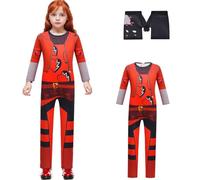 VNNOPG Descendants 4 Costume Rise of Red Costume Cosplay Fancy Movie Characters Dress Up Halloween Jumpsuit Theme Party Outfit